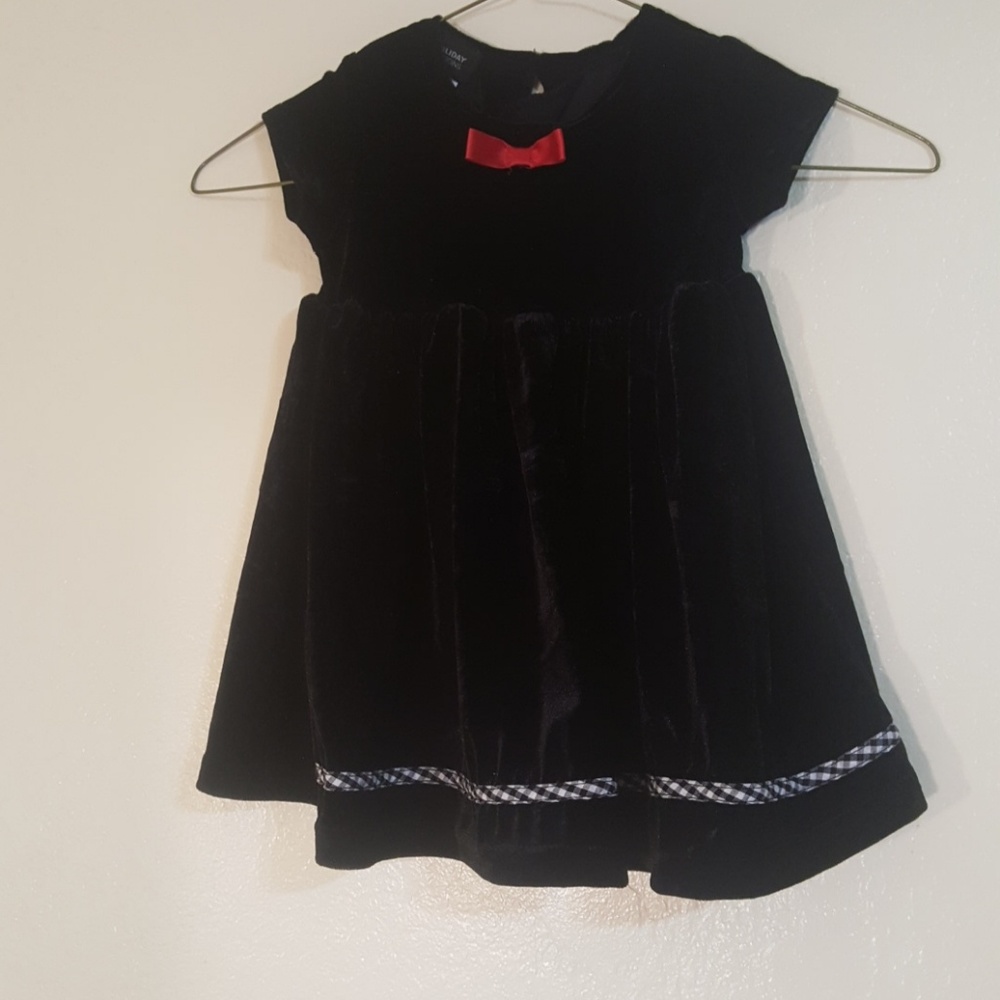 Velvet black dress